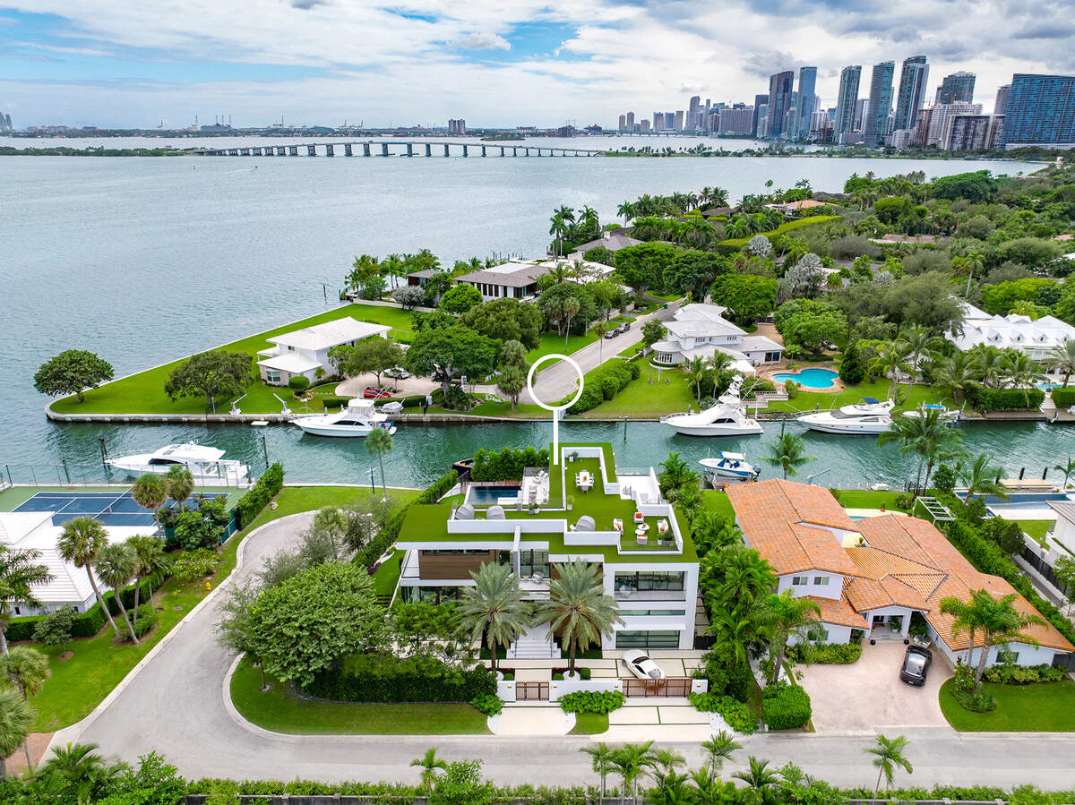 Bay Point is a gated community in Miami, located just north of the Julia Tuttle Causeway.
